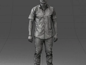 000563 Urban Man with Sunglasses Casual Male Character 3d print ready 3D Print Model