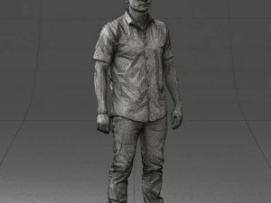 000563 Urban Man with Sunglasses Casual Male Character 3d print ready 3D Print Model