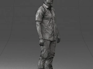 000563 Urban Man with Sunglasses Casual Male Character 3d print ready 3D Print Model