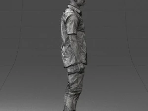000563 Urban Man with Sunglasses Casual Male Character 3d print ready 3D Print Model