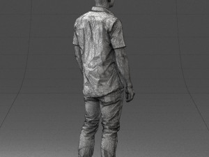 man in black dress 0227 3d print ready 3D 프린트 모델