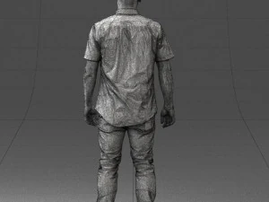 000563 Urban Man with Sunglasses Casual Male Character 3d print ready 3D Print Model