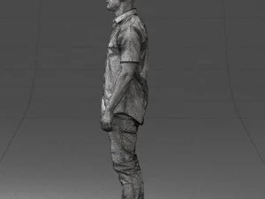 000563 Urban Man with Sunglasses Casual Male Character 3d print ready 3D Print Model