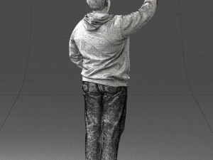 man in green t-shirt 0235 3d print ready Modelo de impresión 3D