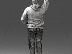 man in green t-shirt 0235 3d print ready Modelo de impresión 3D