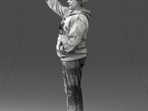 man in green t-shirt 0235 3d print ready Modelo de impresión 3D