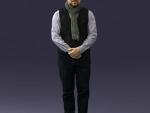 homem em pose 0239 Modelo 3D