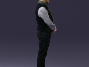 man in pose 0239 3D Модель