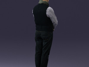 man in pose 0239 3D Модель