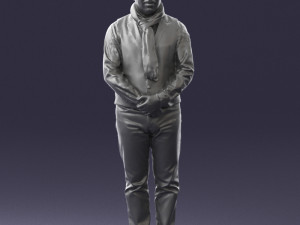man in pose 0239 3D Модель