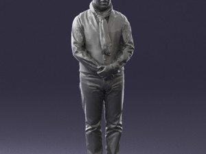 man in pose 0239 3D Модель