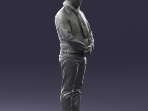 man in pose 0239 3D Модель