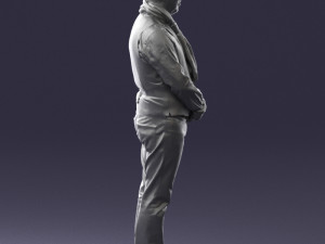man in pose 0239 3D Модель