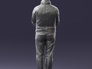 man in pose 0239 3D Модель