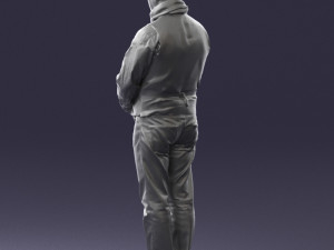 man in pose 0239 3D Модель