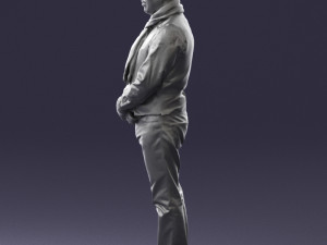 man in pose 0239 3D Модель