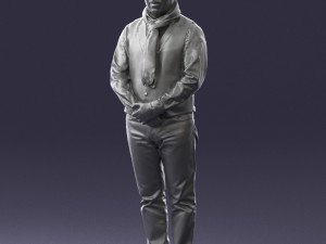 man in pose 0239 3D Модель