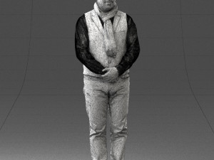 man in pose 0239 3D Модель