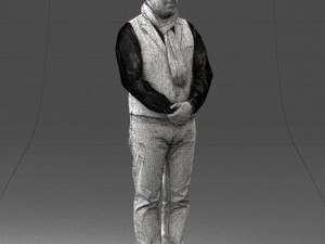 man in pose 0239 3D Модель