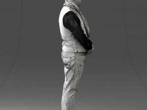 man in pose 0239 3D Модель