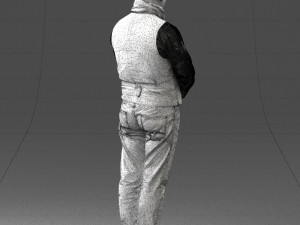 man in pose 0239 3D Модель