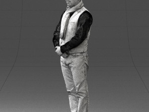 man in pose 0239 3D Модель