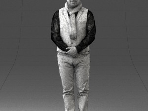 man in pose 0239 3D Модель