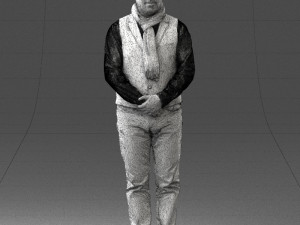 man in pose 0239 3D Модель