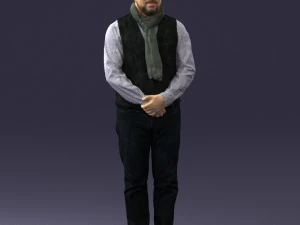 man in pose 0239 3d print ready 3D Print Model