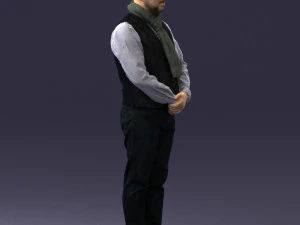 man in pose 0239 3d print ready 3D Print Model