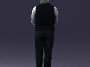 man in pose 0239 3d print ready 3D Print Model