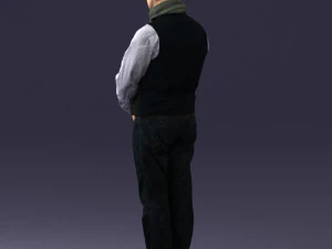 man in pose 0239 3d print ready 3D Print Model