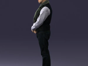 man in pose 0239 3d print ready 3D Print Model