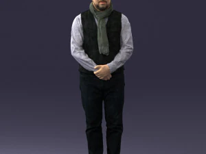 man in pose 0239 3d print ready 3D Print Model