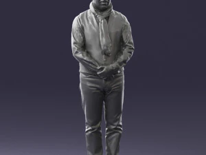 man in pose 0239 3d print ready 3D Print Model