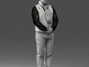 man in pose 0239 3d print ready 3D Print Model