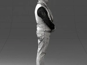 man in pose 0239 3d print ready 3D Print Model
