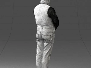 man in pose 0239 3d print ready 3D Print Model
