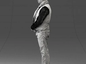 man in pose 0239 3d print ready 3D Print Model