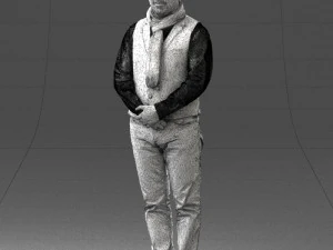 man in pose 0239 3d print ready 3D Print Model