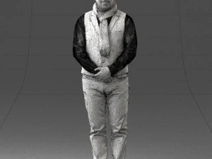 man in pose 0239 3d print ready 3D Print Model