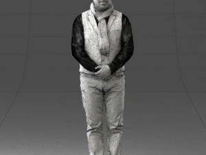man in pose 0239 3d print ready 3D Print Model