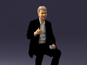 man in pose 0240 3D Model