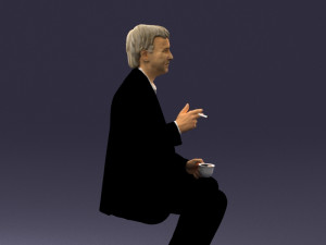 man in pose 0240 Modelo 3D