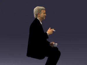 man in pose 0240 3D Model