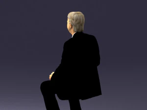 man in pose 0240 3D Model