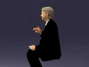 man in pose 0240 Modelo 3D
