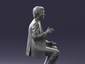 man in pose 0240 Modelo 3D