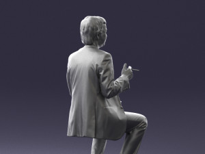 man in pose 0240 Modelo 3D