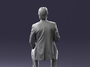 man in pose 0240 Modelo 3D
